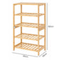 Levede Shoe Rack 5 Tier 25kg Storage Stand Multipurpose Shelfs Entryway Bamboo