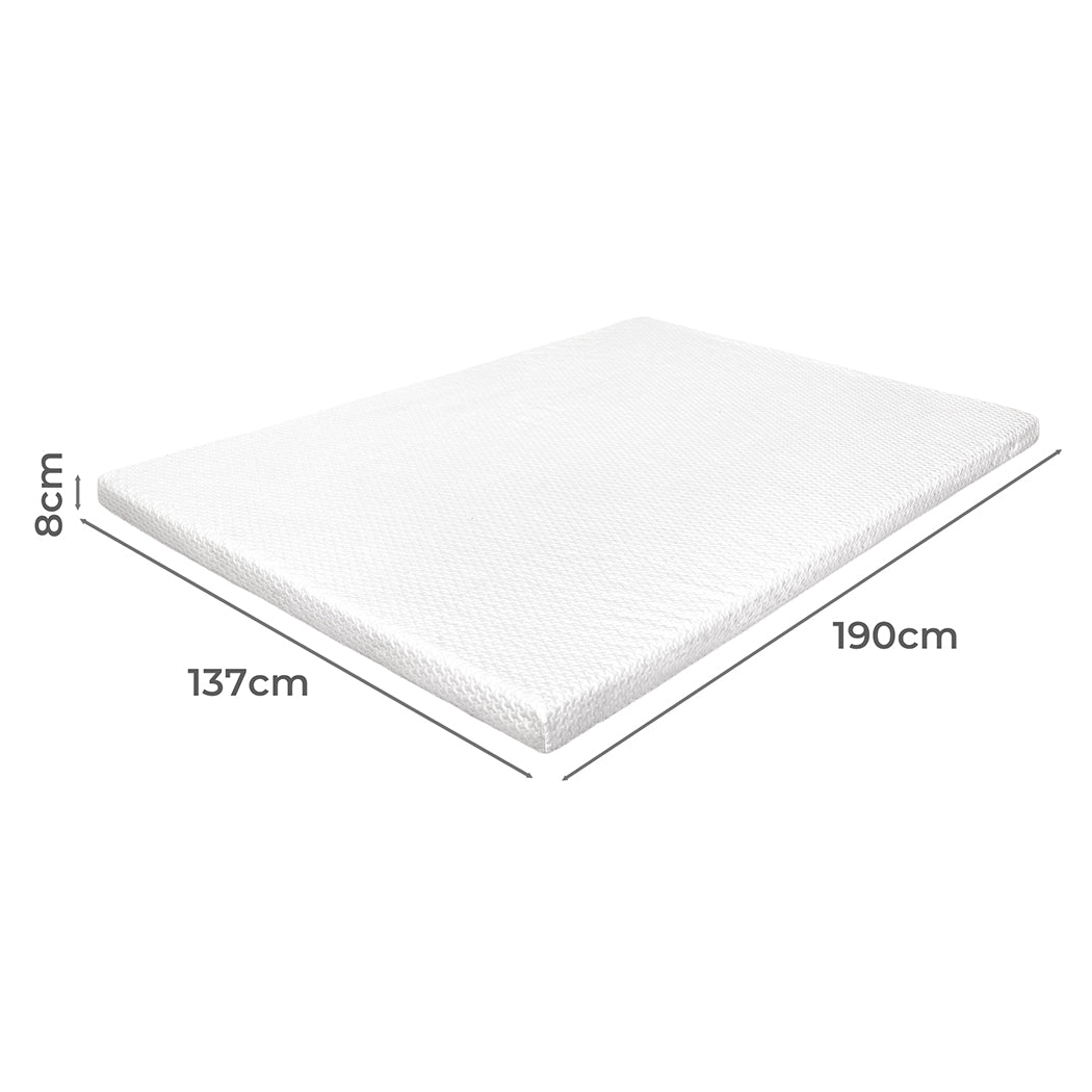 Dreamz Gel Memory Foam Mattress Topper Bed Cool Double