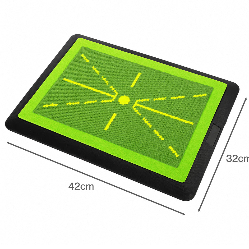Centra Golf Hitting Mat Swing Path Feedback Rubber Base Indoor Practice Green