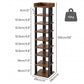 Levede Narrow Shoe Rack Vertical 9-Tier Shoe Storage Organiser Shelf Side Hooks