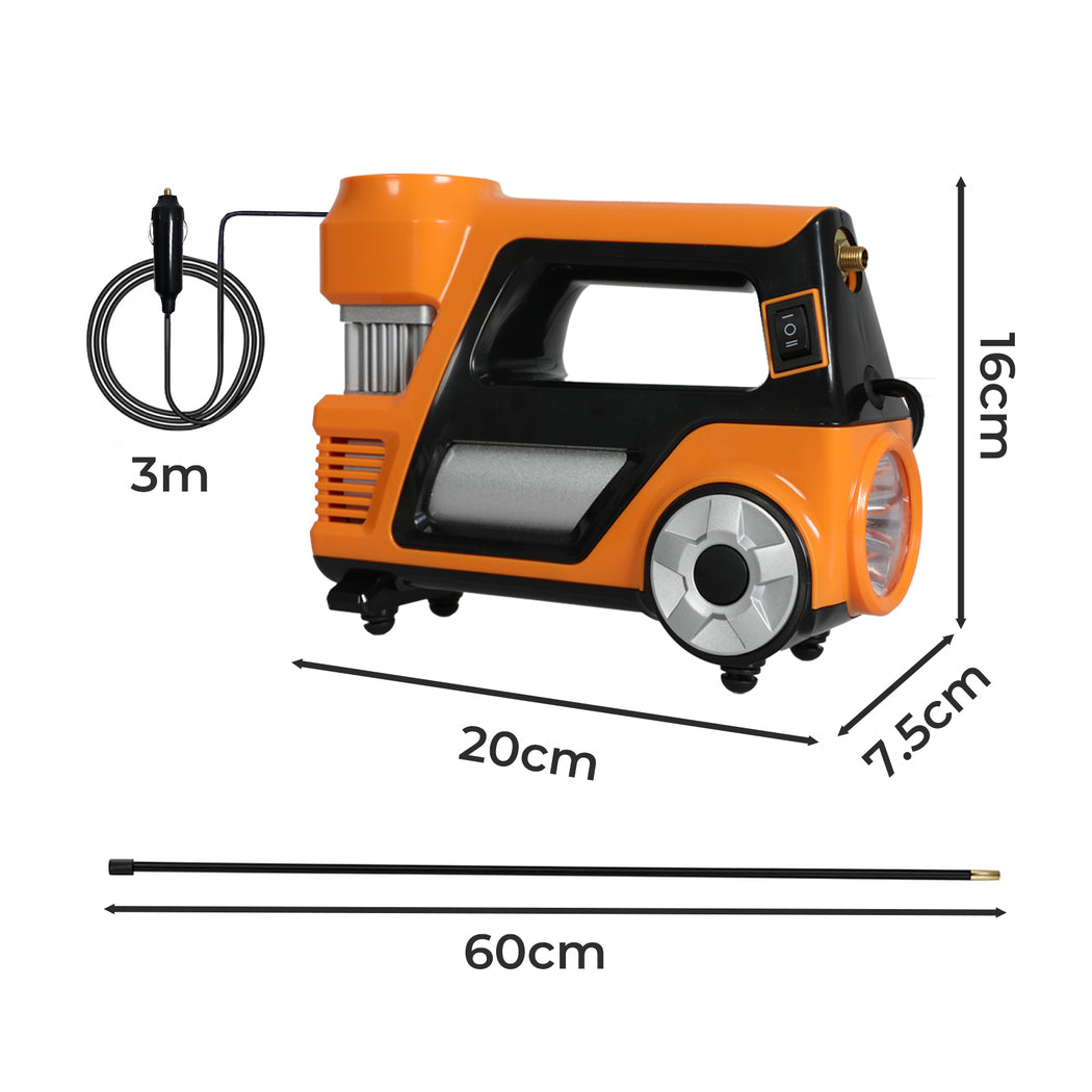 Manan 150PSI 12V Car Tyre Inflator Digital Air Pump LED