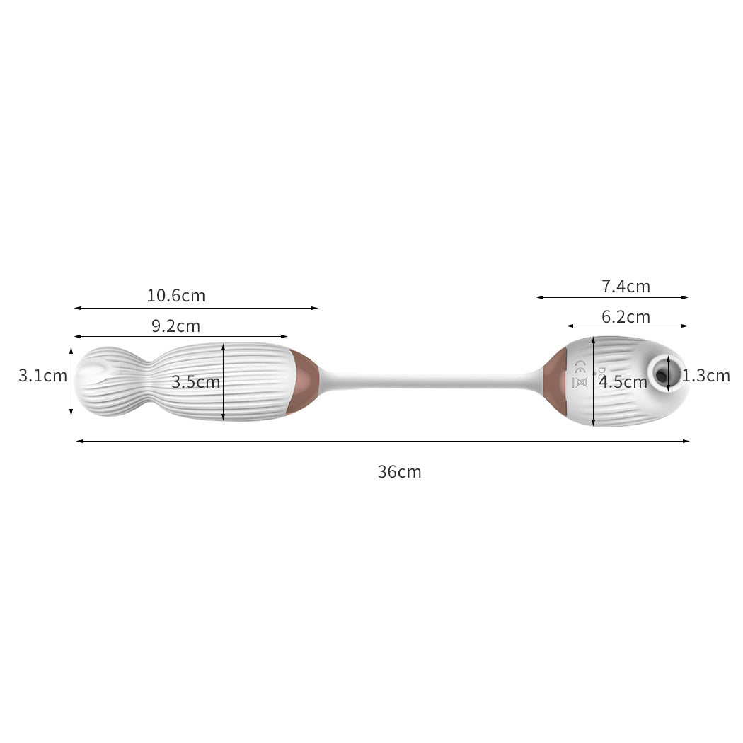 Urway Vibrator Masturbator Sucking Rotation White