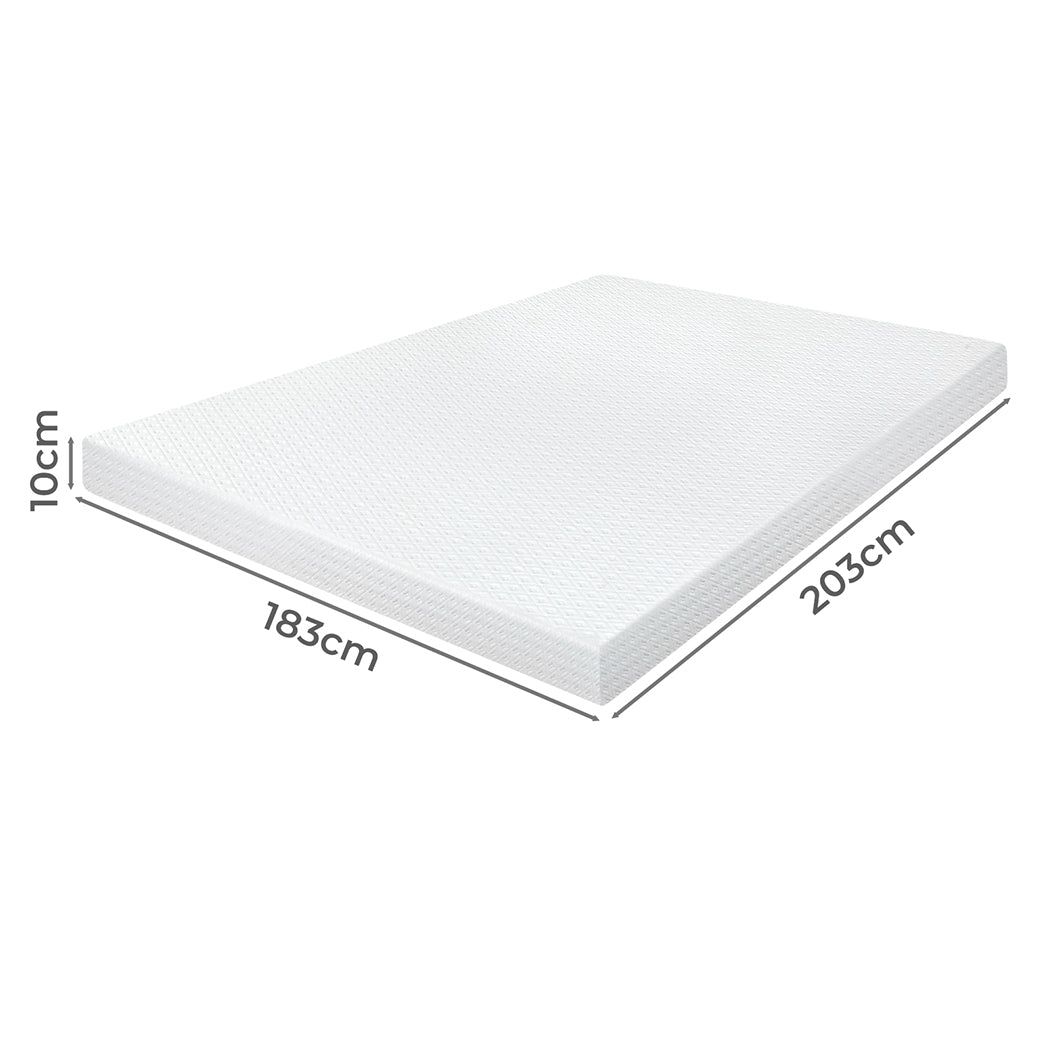 Dreamz Dual-Layer Memory Foam Mattress Topper 10cm