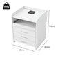 Levede Smart Bedside Table USB Wireless Charging Motion Sensor Light Nightstand