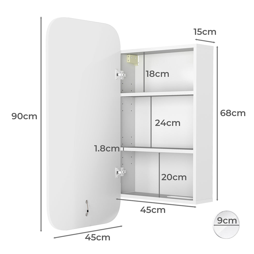 Levede Bathroom Mirror Cabinet