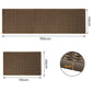 Marlow Kitchen Rug 2PCS Woven Non Slip Absorbent Brown