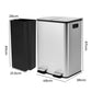 Toque 60L Pedal Bin Kitchen Waste Can Recycling Dustbin