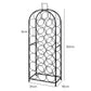 Levede 23 Bottle Wine Rack Kitchen Home Floor Storage Organiser Metal Black