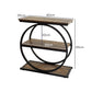 Levede Narrow Side Table 3 Tiers End Table Adjustable Sofa Side Table Bedroom
