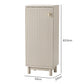 Levede Bathroom Cabinet Freestanding Storage Cupboard Slim 3 Tier Shelves Cream