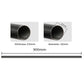 Marlow Steel Curtain Rod Quiet Rail Black