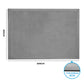 Marlow Coral Velvet Area Rugs Large Mat 150x200cm Grey