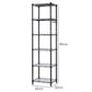 Levede Storage Shelves 6 Tier Carbon Steel Wire Rack Shelving Unit Kitchen Black