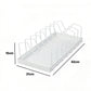Toque Pots and Pans Organiser Saucepan Holder Storage Pull Out Rack Holder White