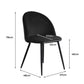 Levede 8x Dining Chairs Kitchen Cafe Black