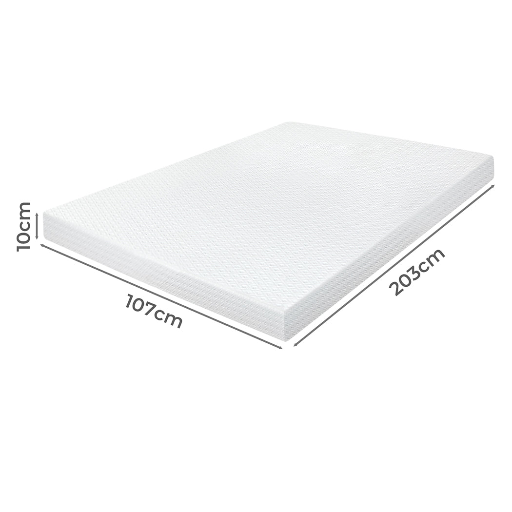 Dreamz Dual-Layer Memory Foam Mattress Topper 10cm