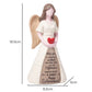 Levede Resin Angel Heart Figurines Tribute Retirement Gift for Elder White