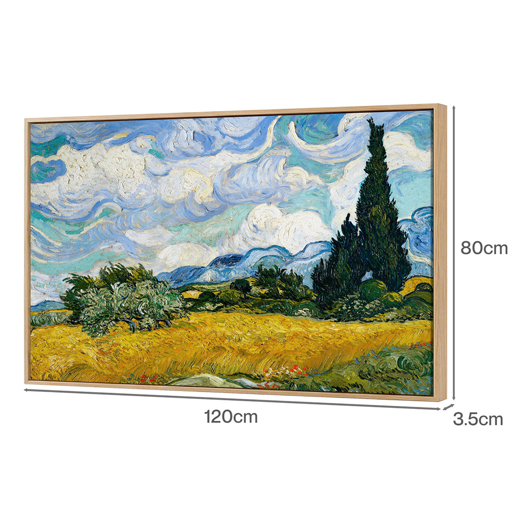 Yezi Large Abstract Canvas Wall Art Print Modern Fadeless Bedroom Home Decor