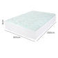 Dreamz Mattress Topper Pillowtop Cover King Single