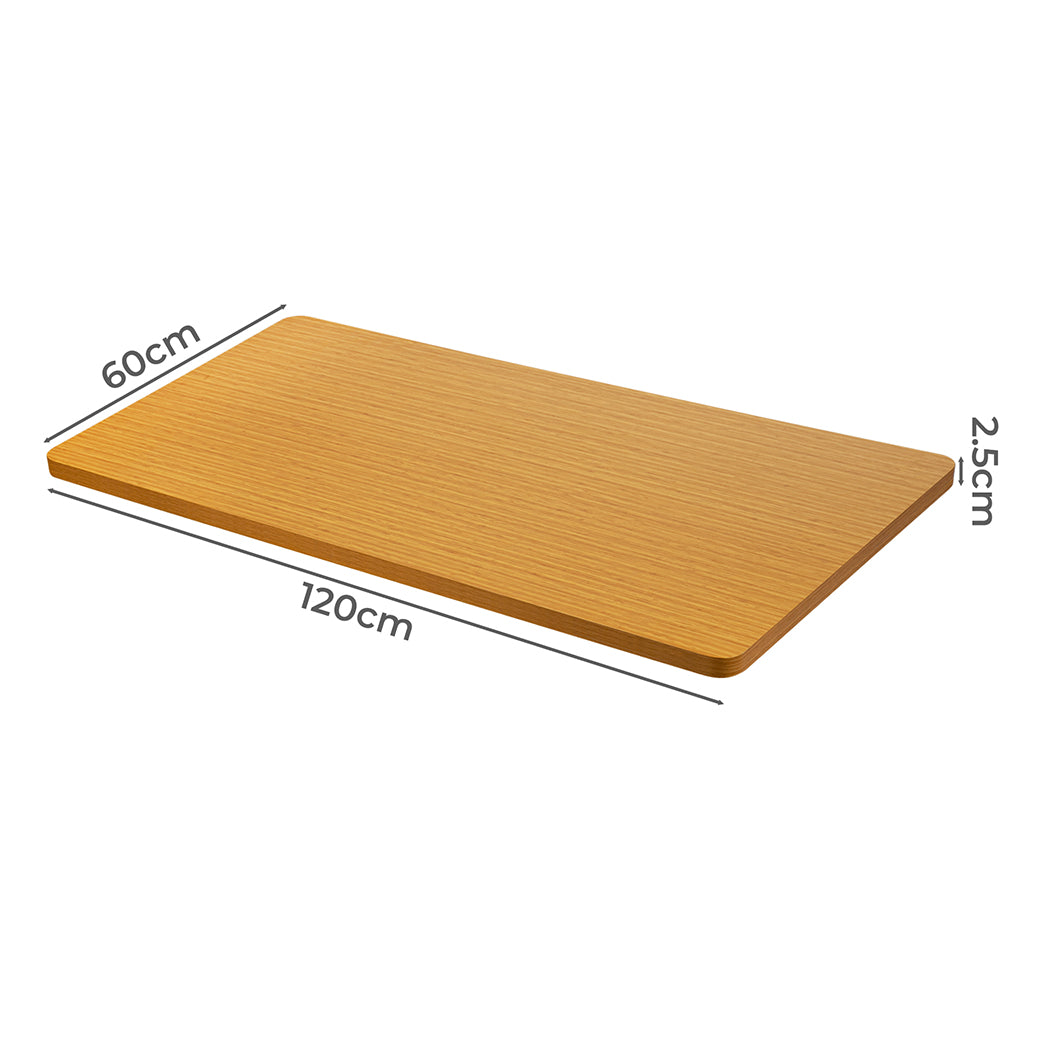 Levede Desktop For Motorised Adjustable Nature 120X60CM Natural