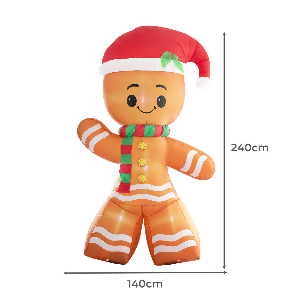 Santaco Christmas Inflatable Gingerbread