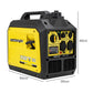 Traderight 3500W Petrol Inverter Generator Portable Silent Pure Sine Wave Power