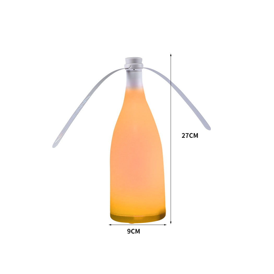Lambu LED Repellent Fly Fan Entertaining Orange
