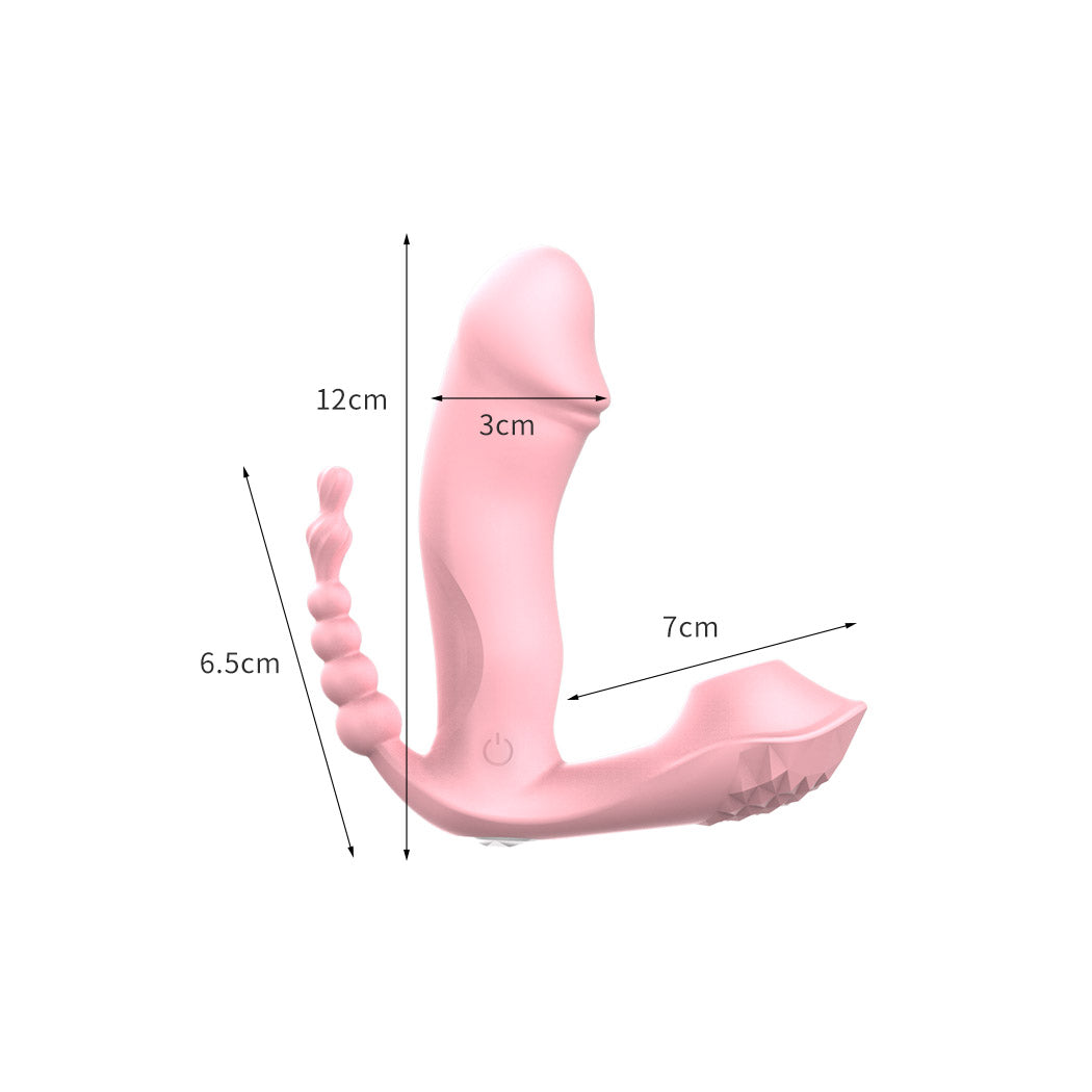 Urway Wearable Dildo Vibrator Stimulator Pink