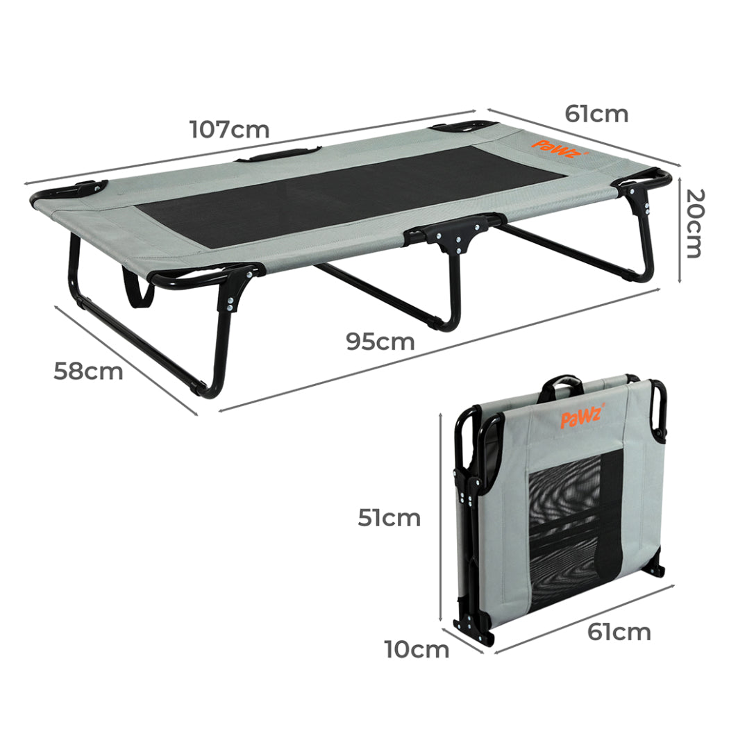 Pawz Pet Elevated Bed Dog Raised Trampoline Foldable Large L Size