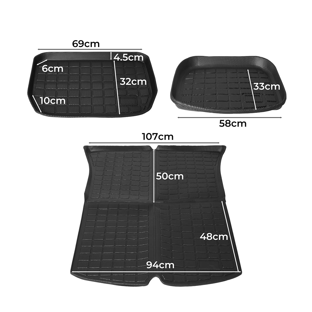 Manan Tesla Model Y Floor Mats Front