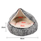 PaWz Pet Dog Calming Bed Warm Soft Plush L Large