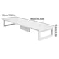 Levede Dual Monitor Stand Riser Desk Laptop Computer Organizer Laptop Shelf 90cm