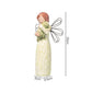 Levede Resin Angel Figurines Friendship Gift with Love for Home Decor White