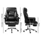 Levede Gaming Chair Ergonomic With Footrest 150°Recline for Home Office Black