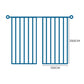 Marlow 2XBlockout Curtains Chenille 132x250 Blue