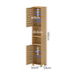 Levede Tall Bathroom Cabinet Storage 165cm Tallboy Adjustable Shelf Cupboard