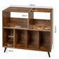 Levede Record Player Stand Vinyl Holder Cabinet Turntable Table 300+ Albums
