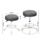 Levede 4x Rolling Bar Stool Swivel Salon SPA Chair Grey