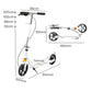 MONVELO Adult Commuter Foldable Scooter White