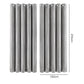 Marlow Blackout Curtains 2-Panel Velvet Room Darkening Eyelet Curtains 132x213cm