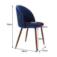 Levede 2x Dining Chairs Seat French Navy