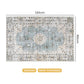 Marlow Floor Rug Short Pile Washable Vintage Carpet Soft Plush Non Slip 80x120
