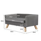 PaWz Pet Sofa Bed Dog Warm Soft Lounge Grey