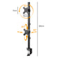 Levede Dual Monitor Arm Adjustable Stand Mount For 13-34 Inch Office Black