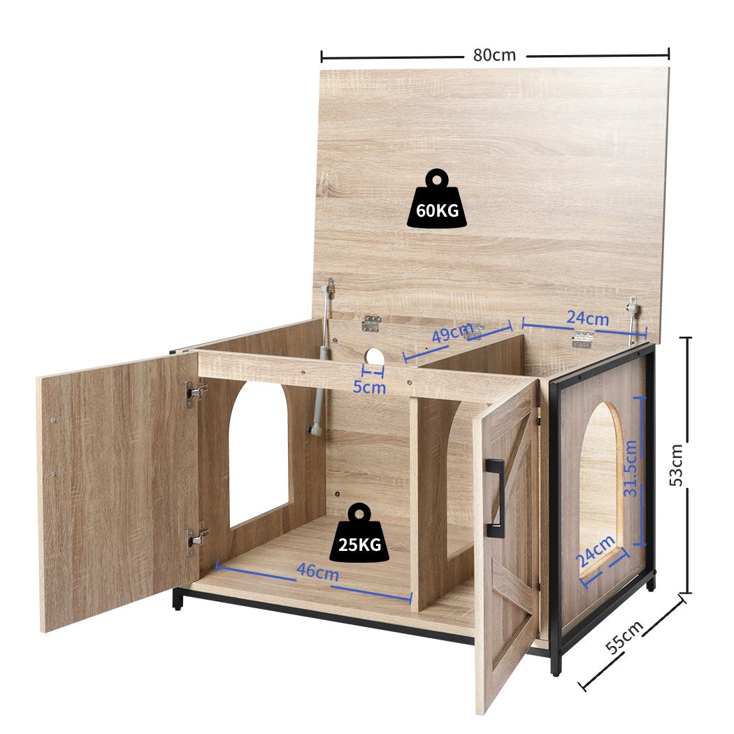 PaWz Enclosed Cat Litter Cabinet Box
