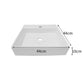 Ceramic Basin Bathroom Wash Counter