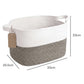 Levede Storage Baskets Laundry Bins 3Pcs Foldable with Handles Cotton Rope Brown