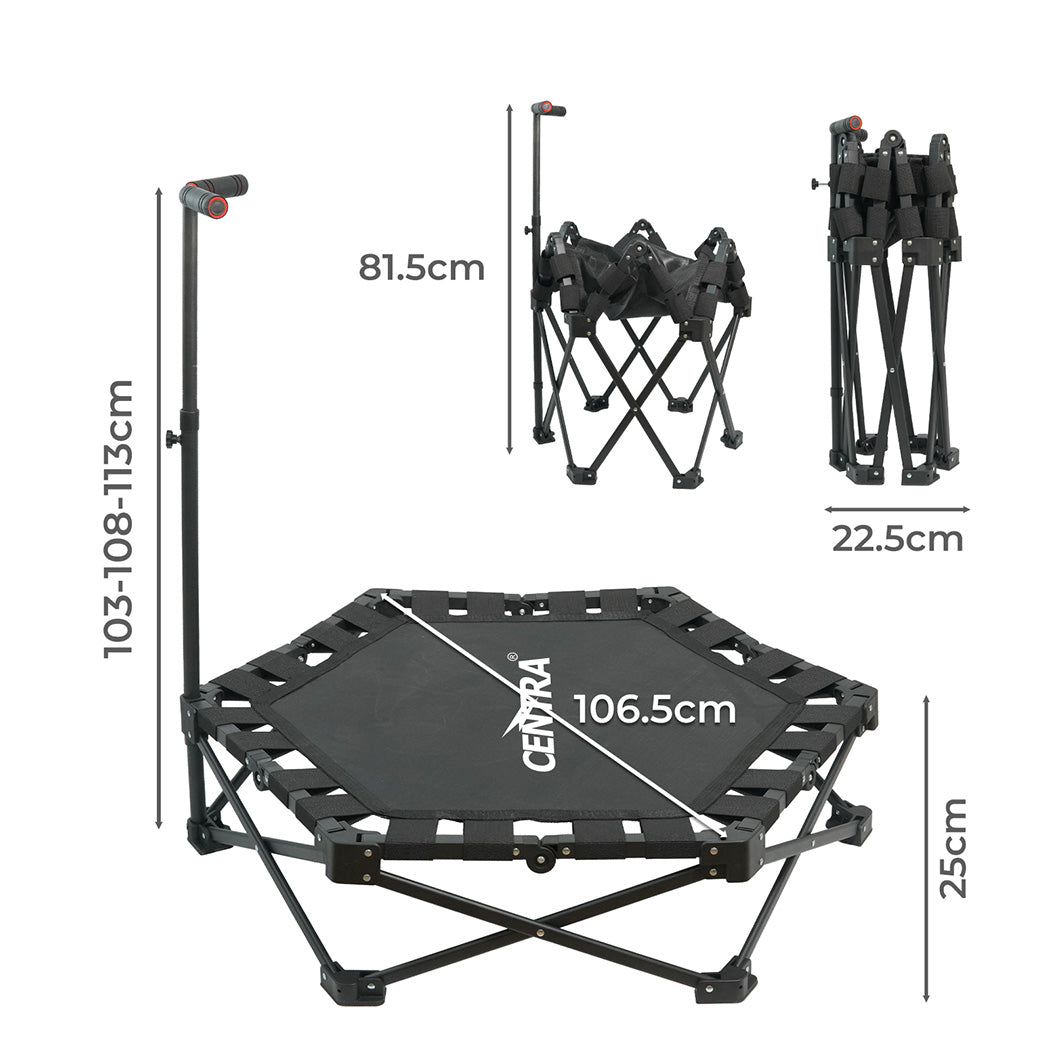Centra 42 inch Foldable Fitness Trampoline Exercise