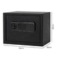 Levede Fireproof Safe Box with LED Light Alarm USB Steel for Home Use Black