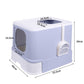 PaWz Cat Litter Box Fully Enclosed Toilet Purple